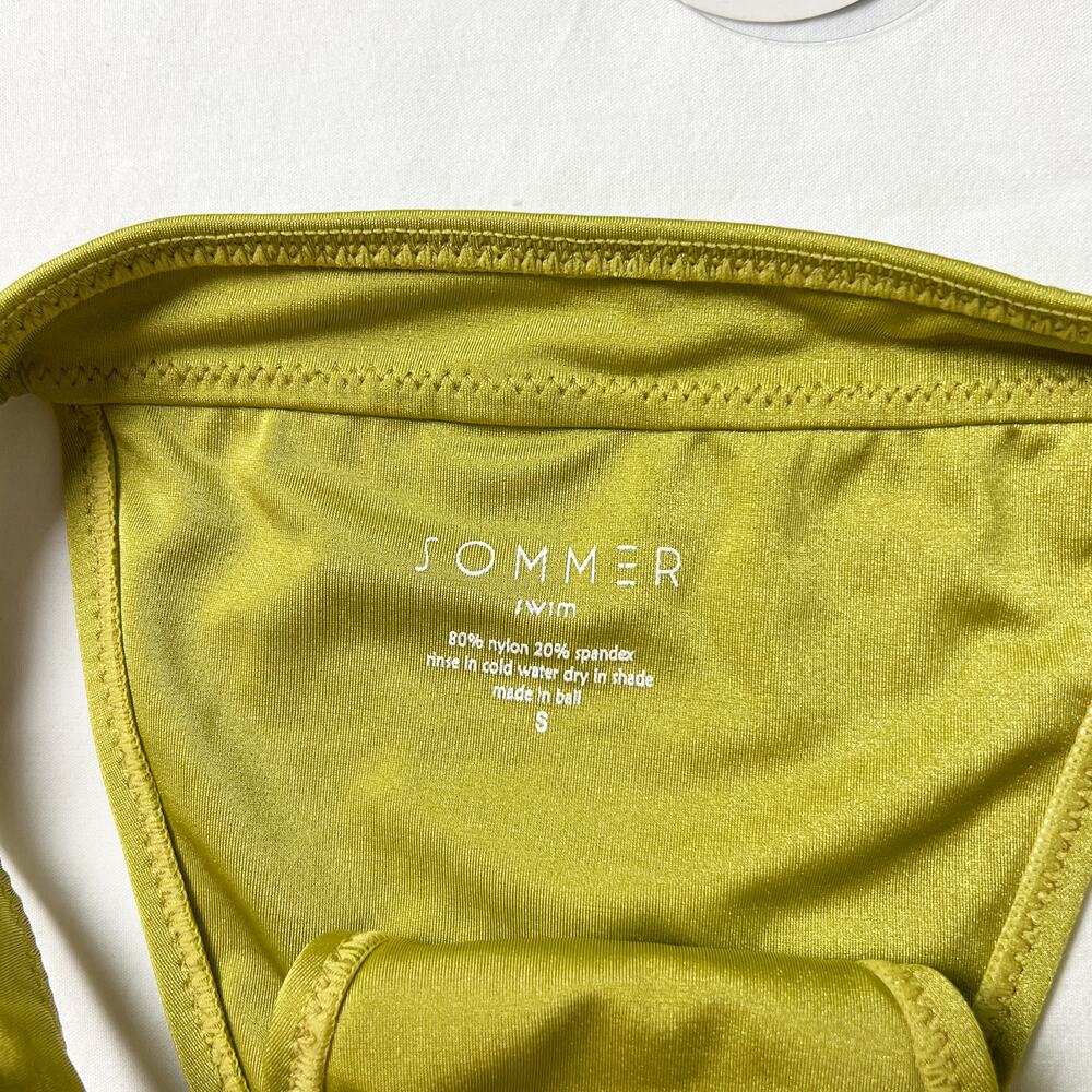 sommer swim naomi green strapless bikini set - Picture 7 of 11
